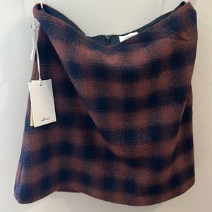 NWT Wilfred Plaid Skirt from Aritzia